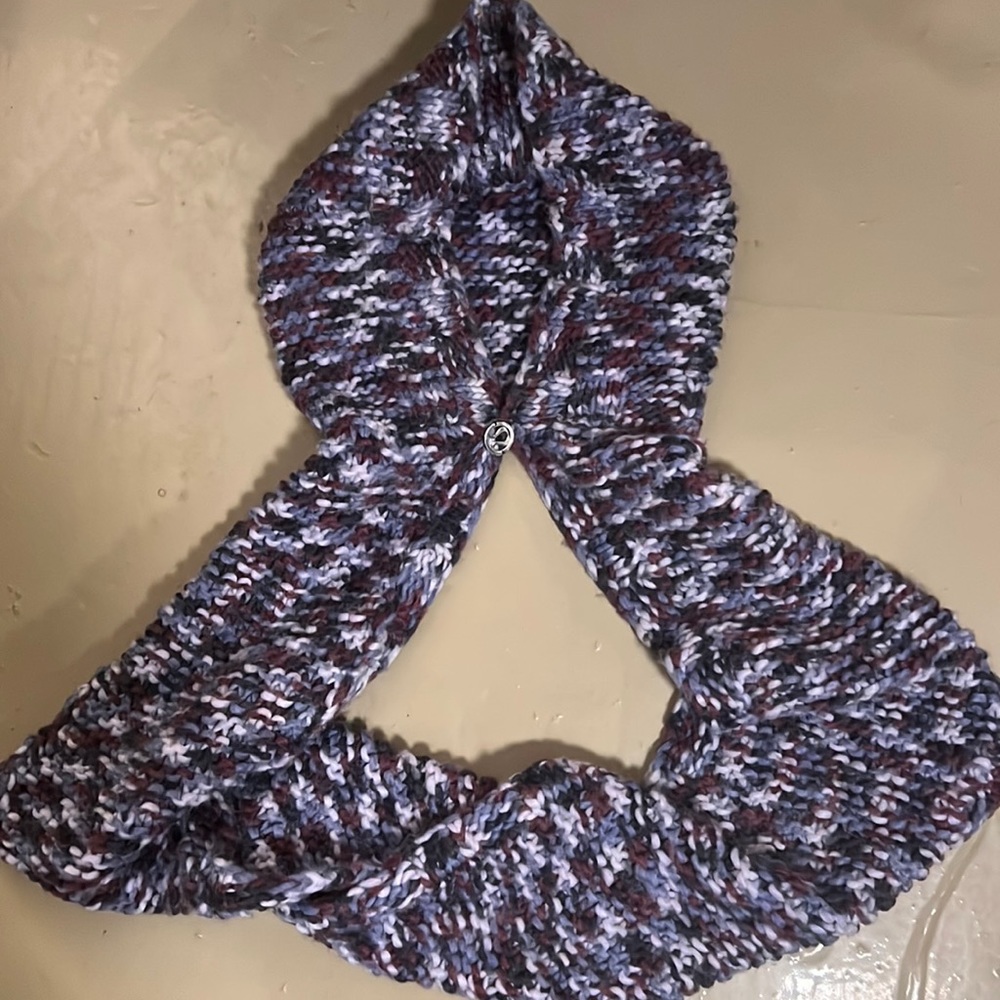 Infinity scarf with hood
